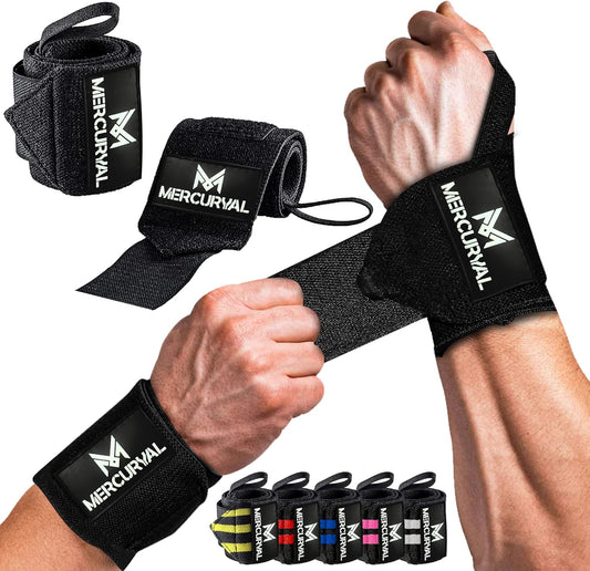 MERCURYAL 2 Muñequeras Gym - Muñequeras Crossfit - Accesorios Fitness - Muñequeras Deportivas Unisex