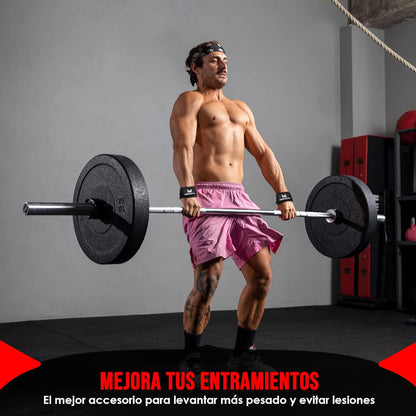 MERCURYAL Straps Gym - Straps Powerlifting - Complemento Para El Gimnasio - Accesorios Para Gym - Lifting Straps - Agarraderas Gimnasio - Peso Muerto