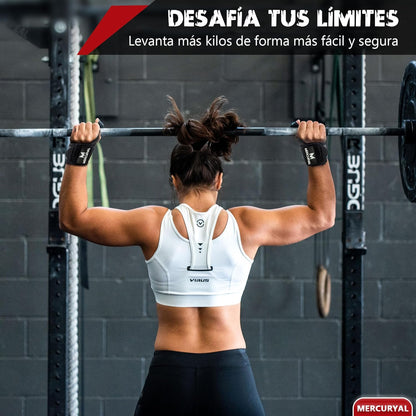MERCURYAL 2 Muñequeras Gym - Muñequeras Crossfit - Accesorios Fitness - Muñequeras Deportivas Unisex